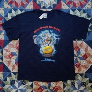 NWT Vtg Disney California Adventure Adult Tee